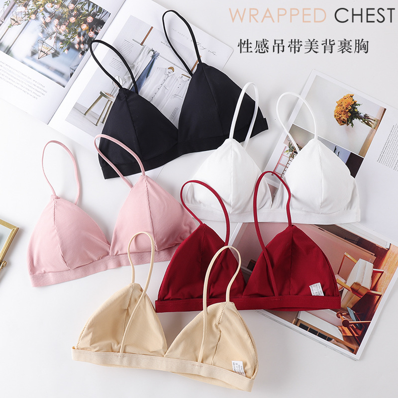 Lace Bralette Set - Sujetador deportivo sin costuras para mujer,