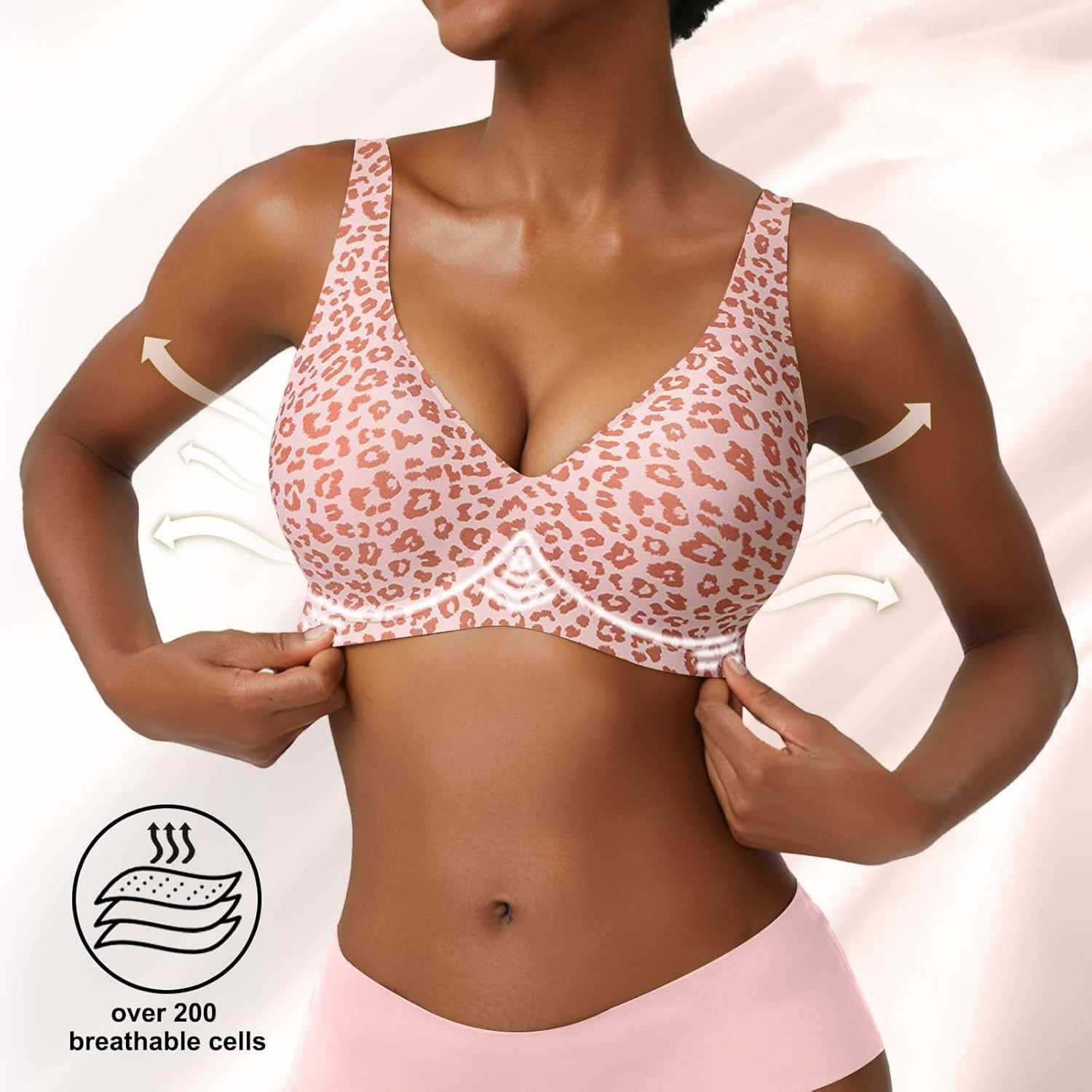 Sujetador sin aros para mujer, - Plunge Bra Push Up reseña y precio